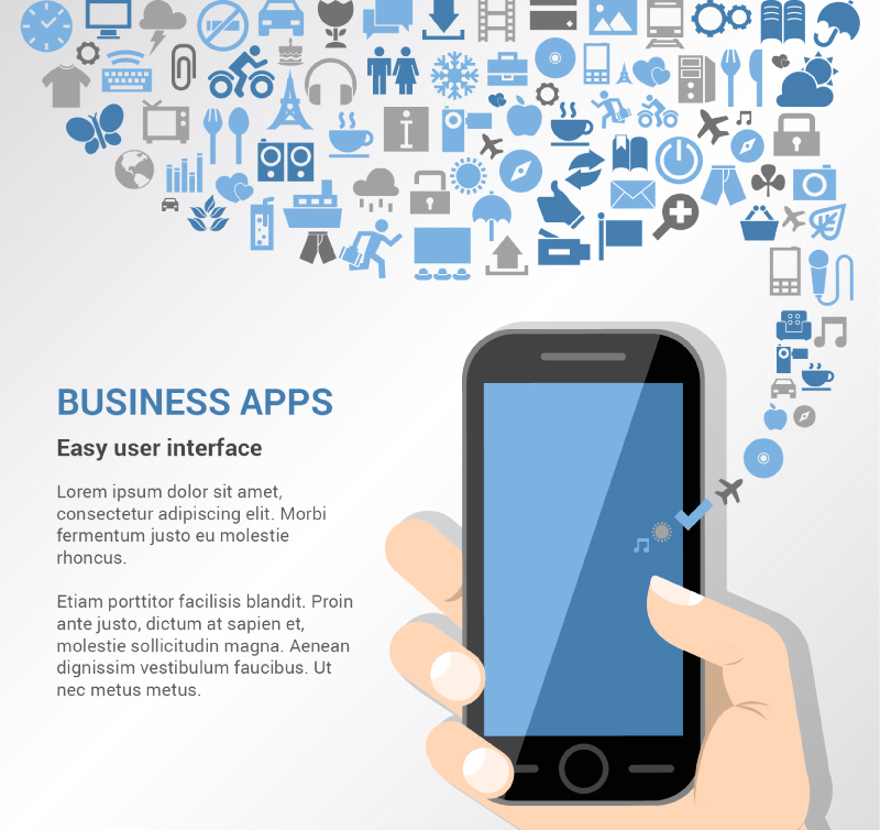 创意插画赋能商务应用程序 解锁信息咨询新体验